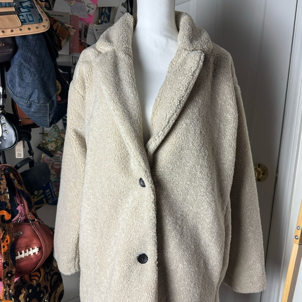 Daily Ritual Teddy Coat Large - Picture 2 of 7